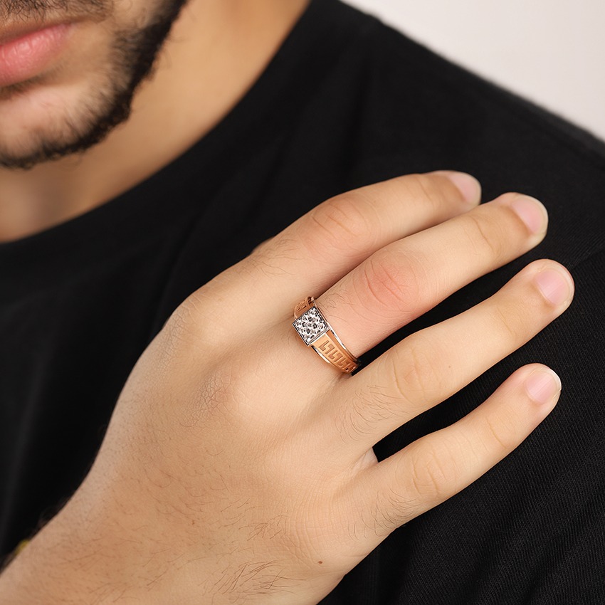 Buy Silver-toned Rings for Men by PALMONAS Online | Ajio.com