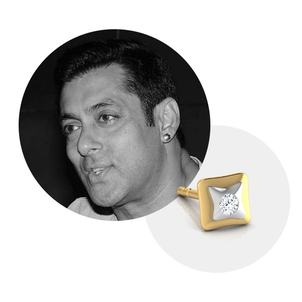 Flipkartcom  Buy PS CREATIONS Salman Khan Gold Kaju Bali Hoop Earring For  Unisex Golden Stainless Steel Hoop Earring Online at Best Prices in India