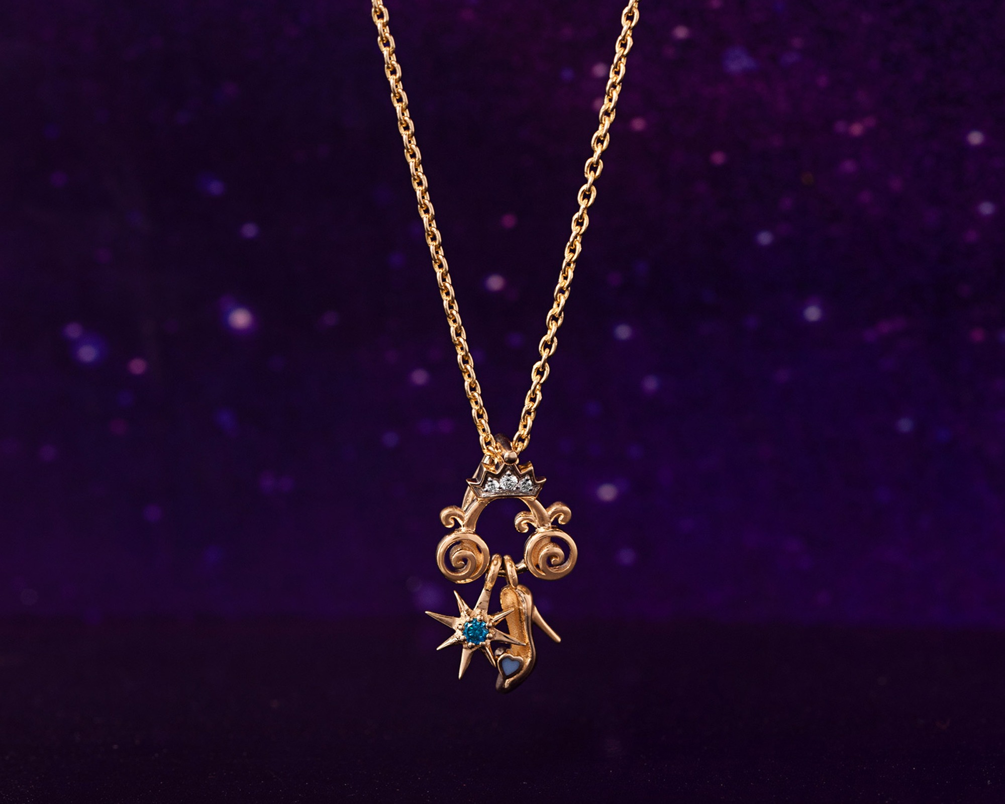 Disney’s Cinderella Inspired necklace and pendant