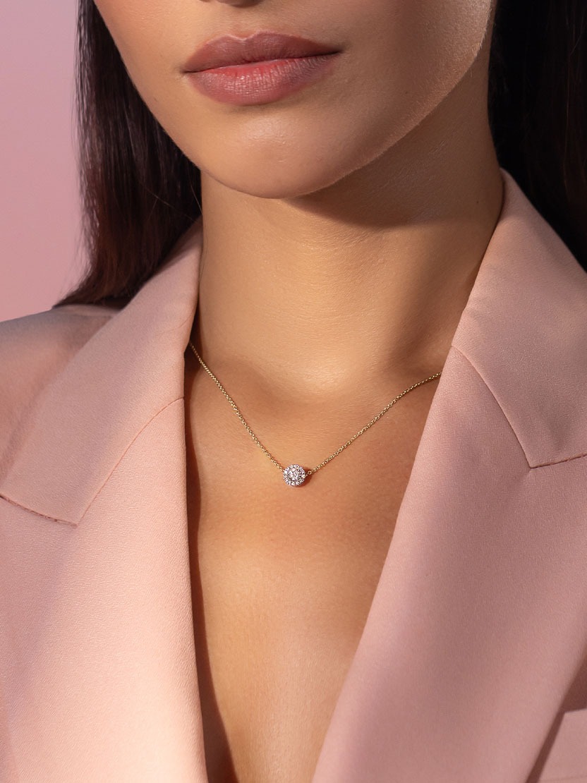 Classic, minimal solitaire pendants