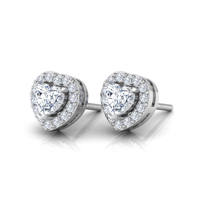 Bella Solitaire Stud Earrings