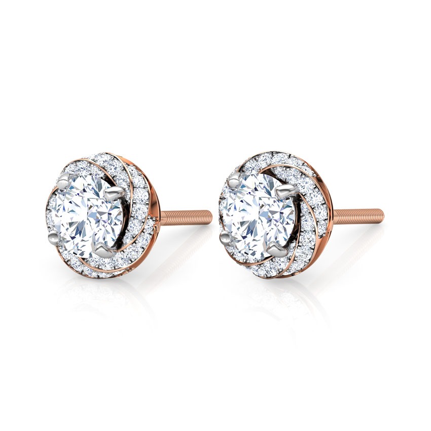 Tana Solitaire Stud Earrings