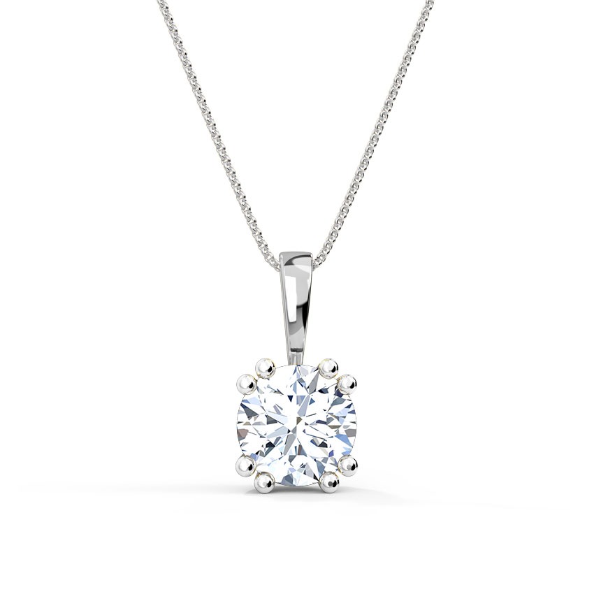 Simple Solitaire Pendant