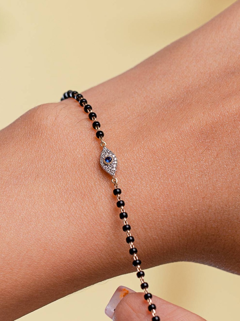 Mangalsutra bracelet evil eye designs