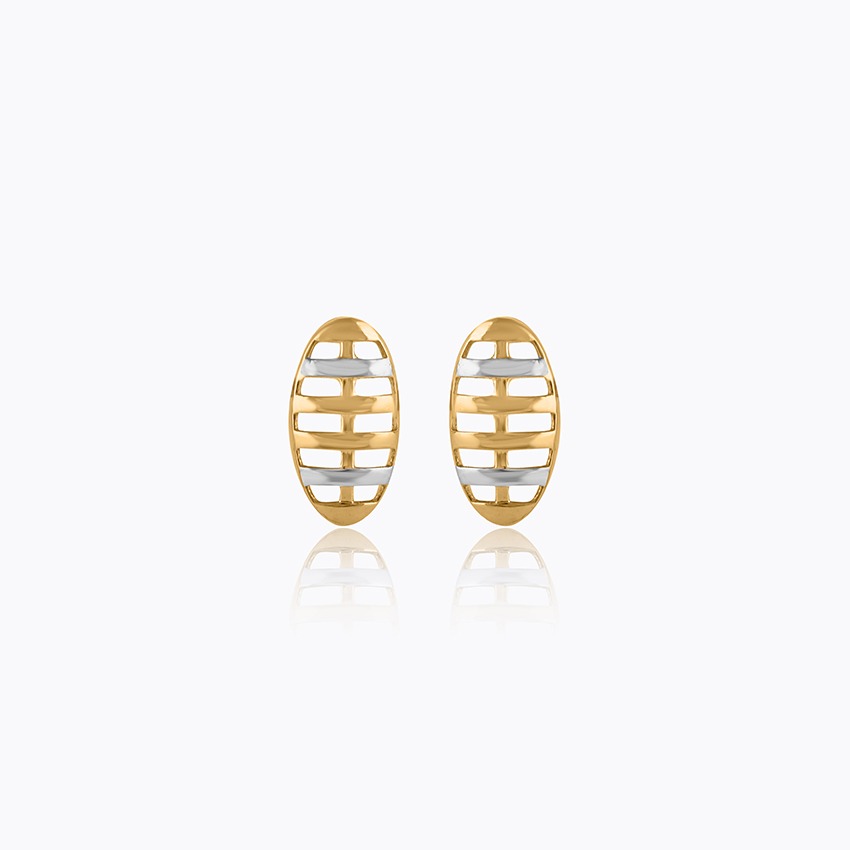 Subtle Radiance Gold Stud Earrings