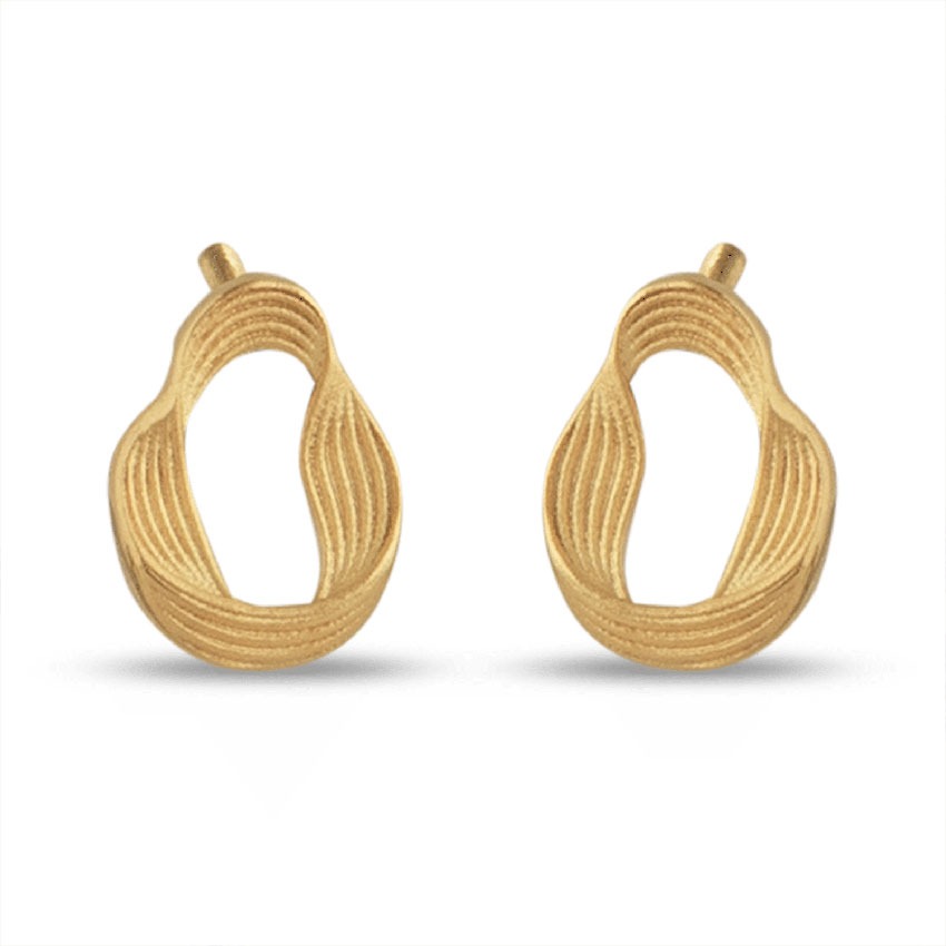 Nitara Gold Stud Earrings