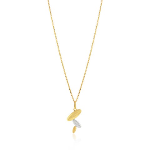 Zeenat Gold Pendant