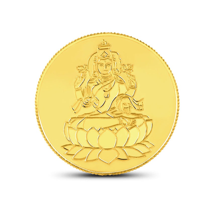 1g, 24Kt Lakshmi Gold Coin