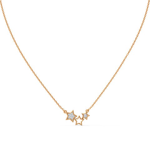 Kylie Glinting Stars Diamond Necklace