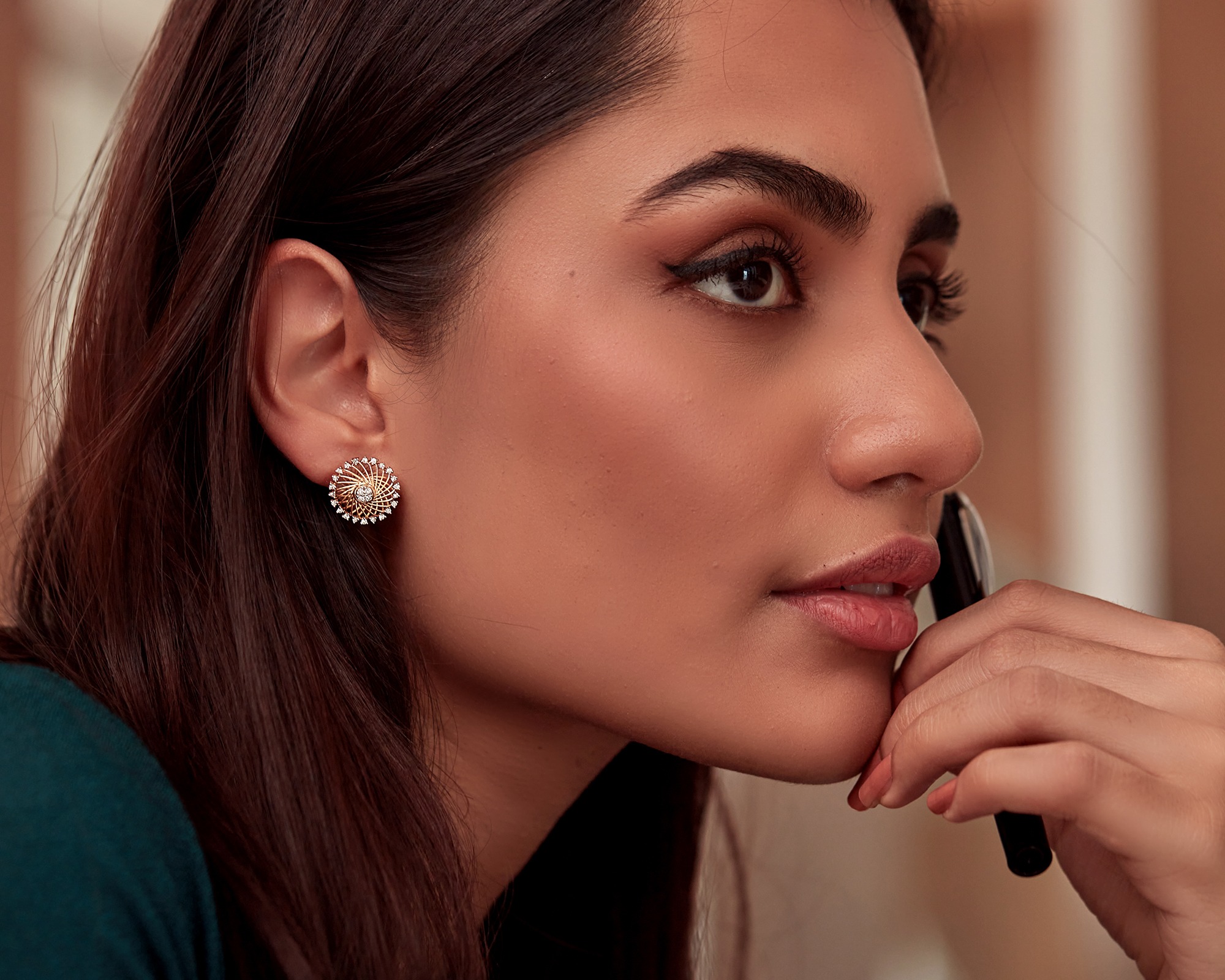 stylish earrings for Diwali