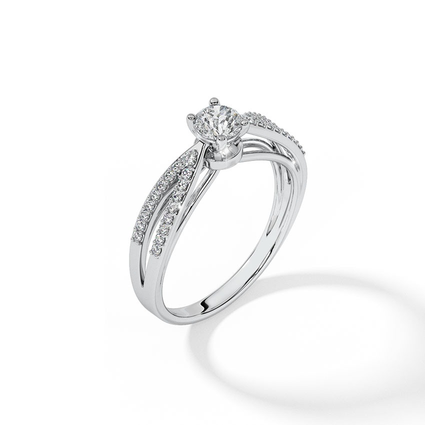 Love Knot Solitaire Ring