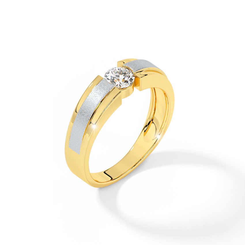 Glimmer Solitaire Ring