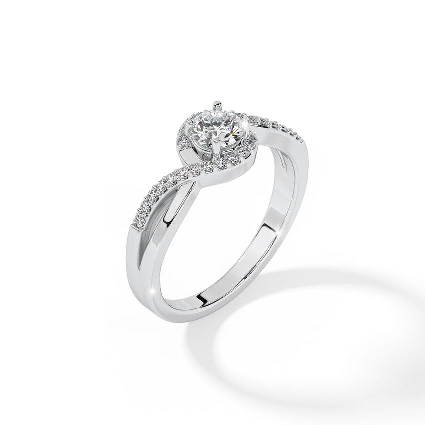 Infinity Solitaire Ring