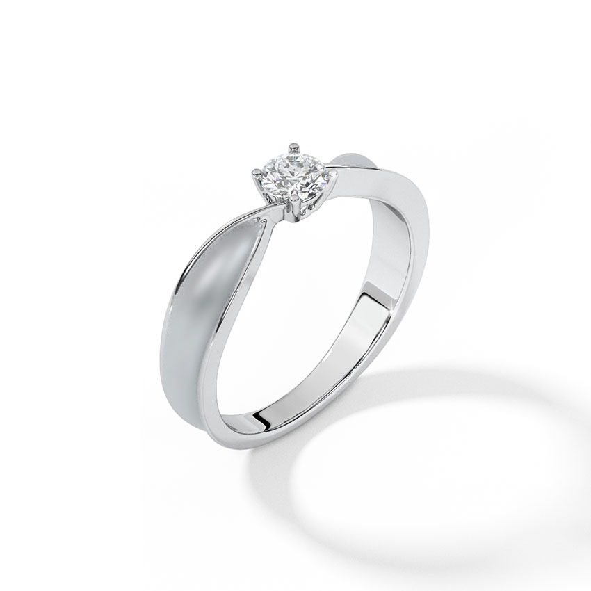 Enchant Platinum Solitaire Ring