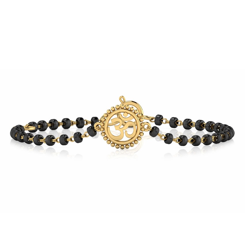 Om Baby Nazaria Gold Bracelet Set of 2