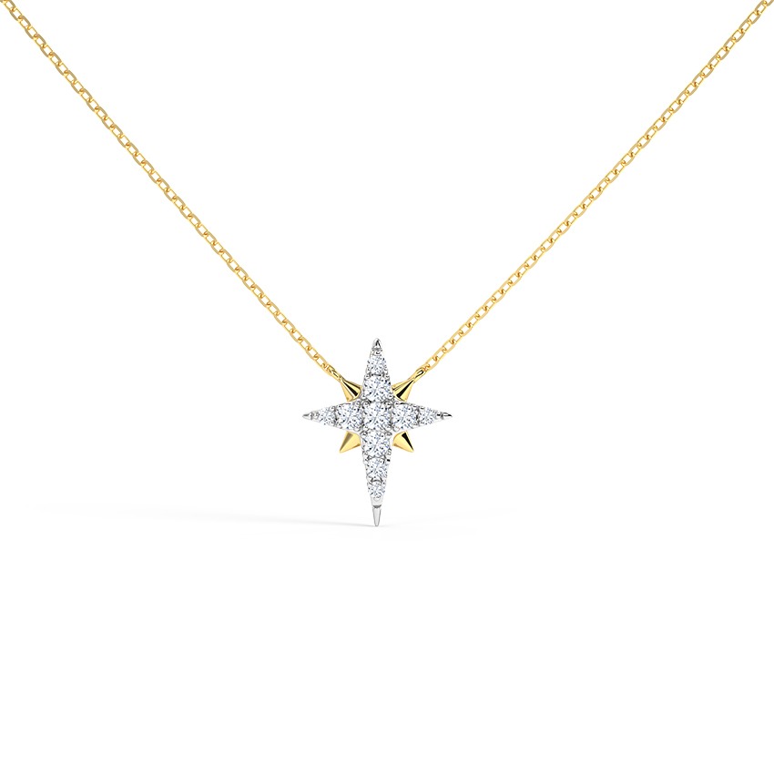 Northern Diamond Star Necklace