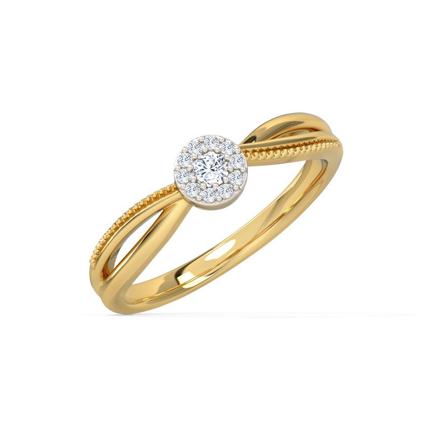 Intertwine Cluster Diamond Ring