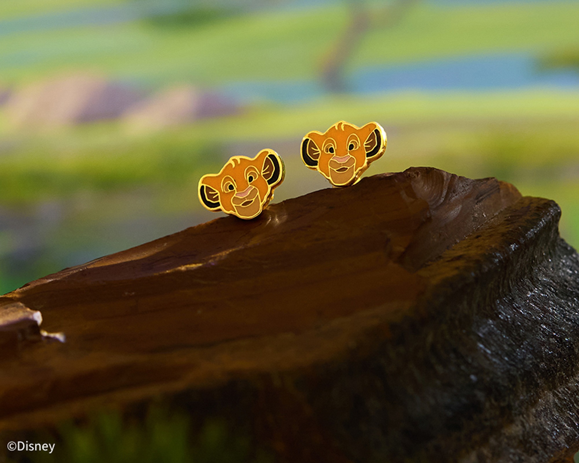 simba lion king earrings