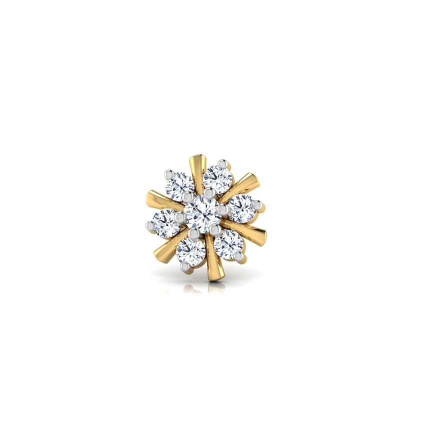 Hanita Shine Diamond Nose Pin