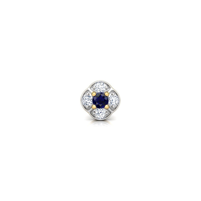 Malvika Bloom Gemstone Nose Pin