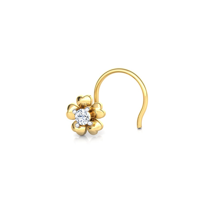 Bhavya Bloom Diamond Nose Pin