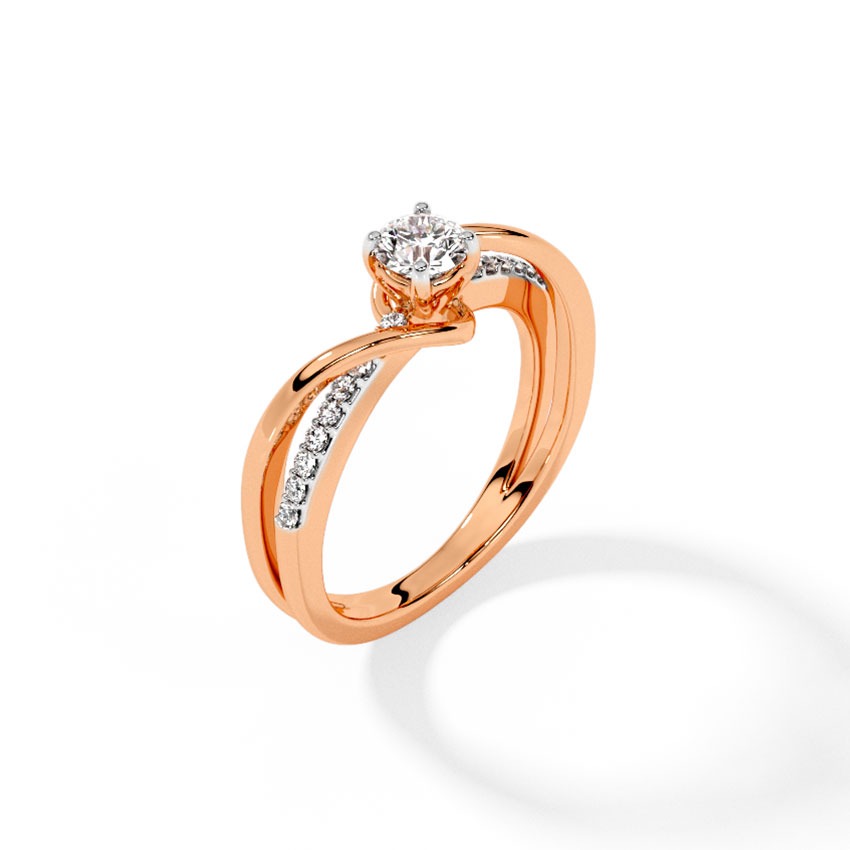 Tia Twine Solitaire Ring