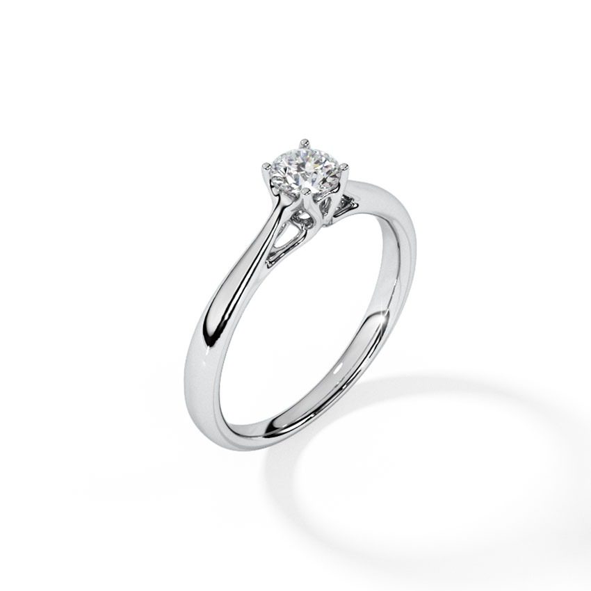 Lambent Solitaire Ring