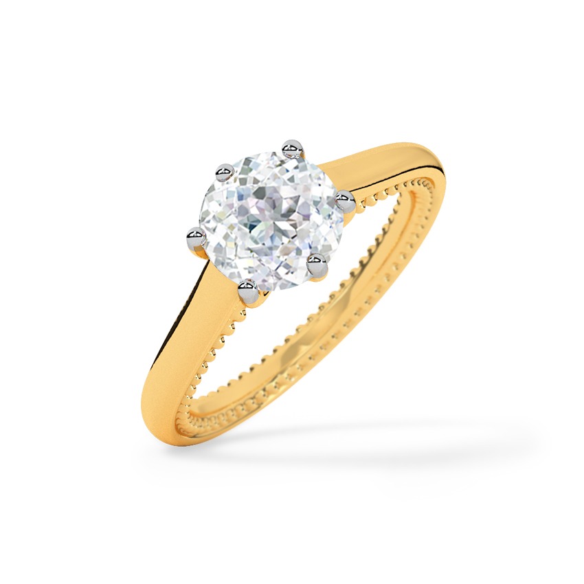 Solitary Sparkle 73 Cuts Solitaire Ring