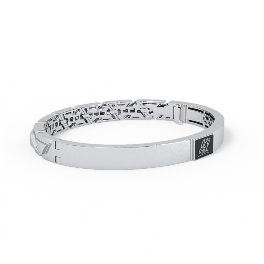 Captain's Mark Platinum Bracelet for Men