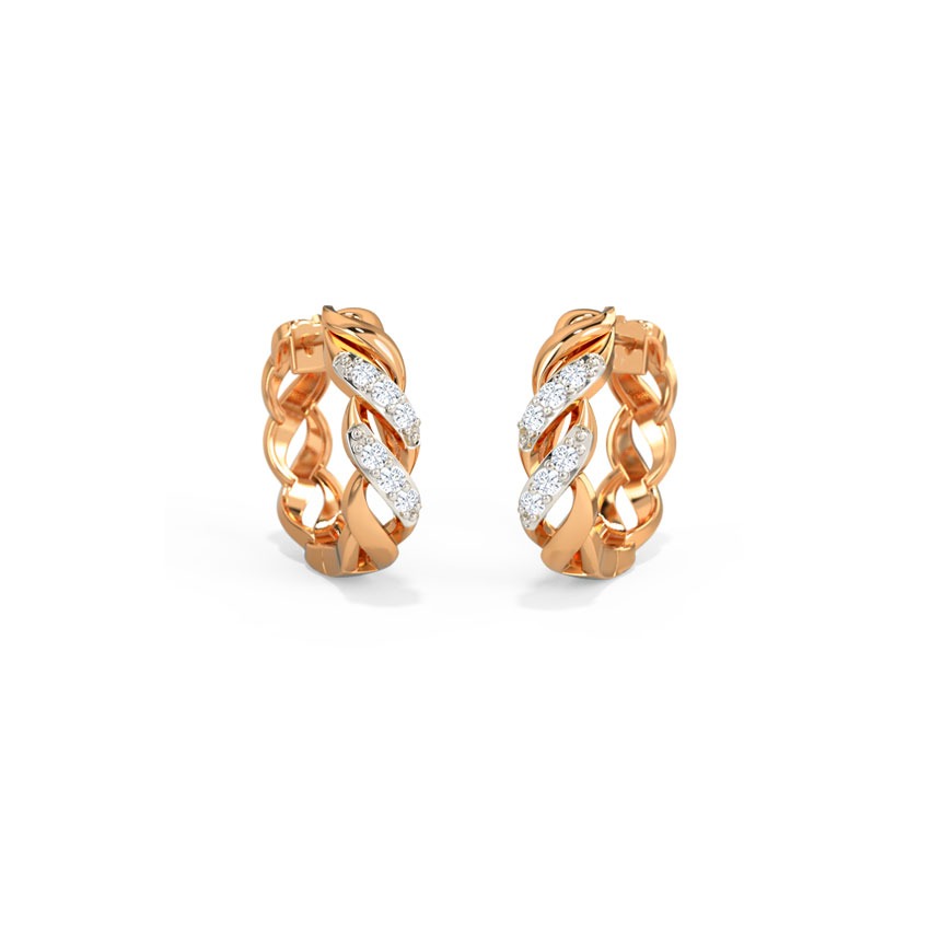 Delaney Twist Hoop Earrings