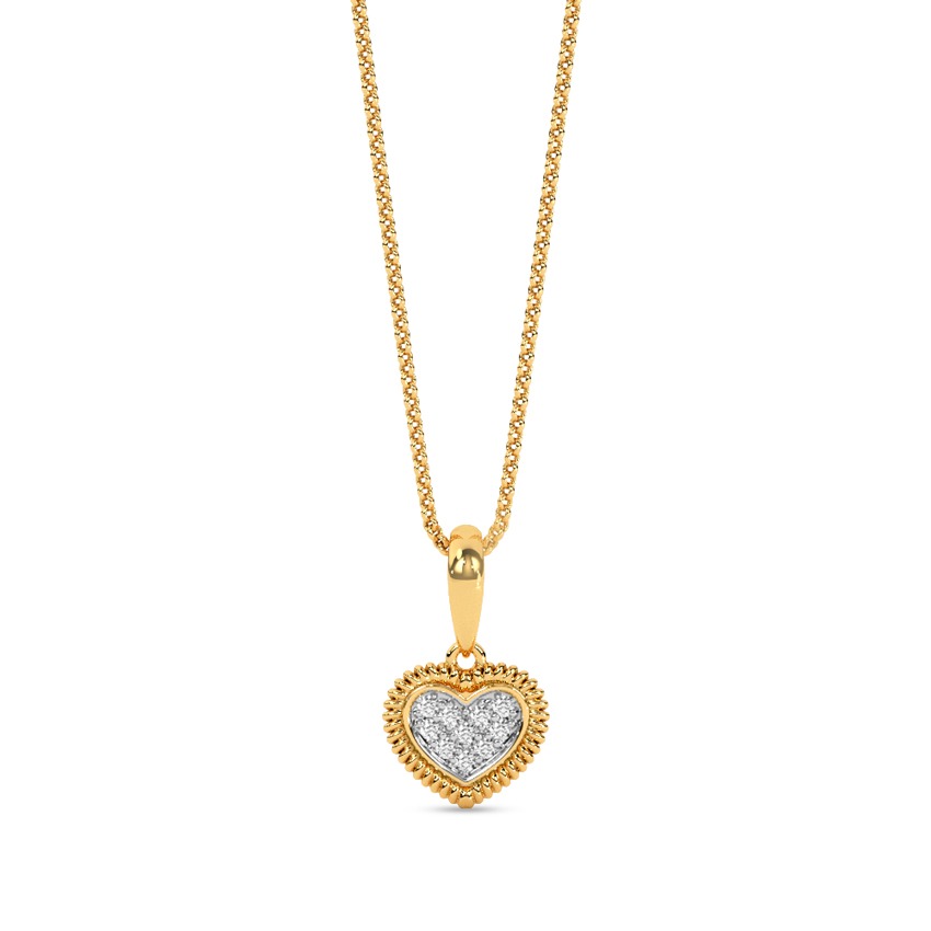 Mini Hearts Diamond Pendant