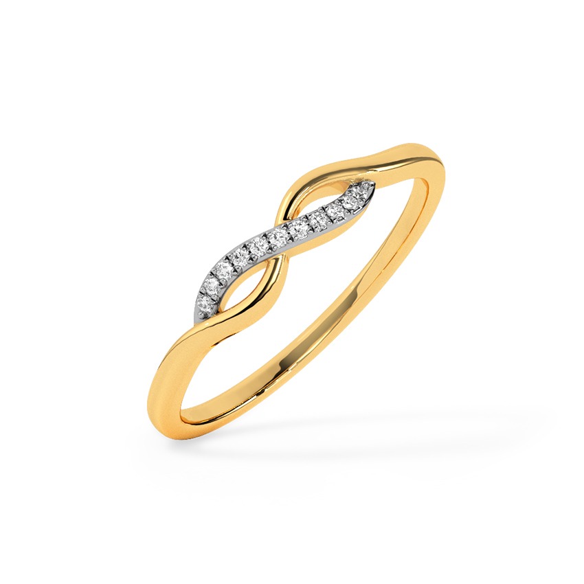 Sleek Infinity Diamond Ring