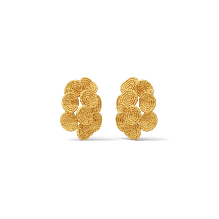 Pranisha 22KT Gold Stud Earrings