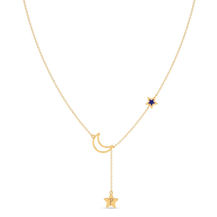 Starlight Duo Kids Gold Necklace